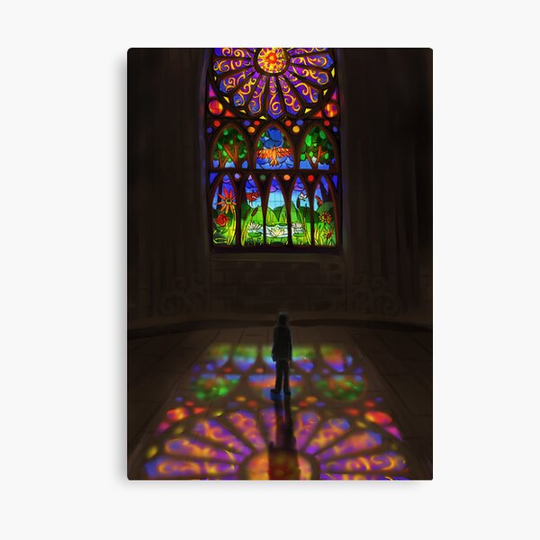 Stained Glass Window Canvas Print