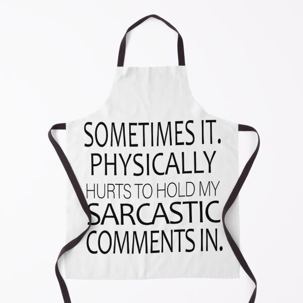 Item preview, Funny Tshirt Unisex Shortsleeve Crew neck - Sometimes it Physically Hurts to Hold My Sarcastic Comments In designed and sold by Noui Barka.