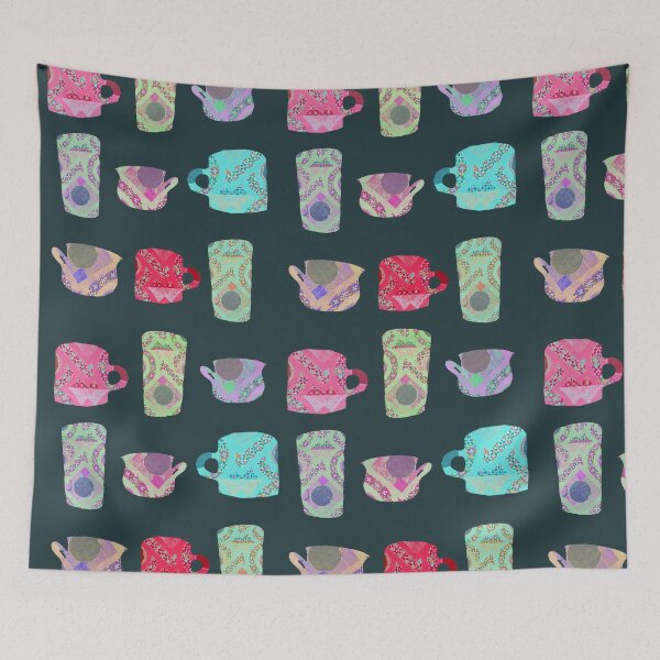 Item preview, forest green amalfi mugs designed and sold by alisonbbentley.