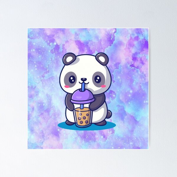 Item preview, Boba Panda designed and sold by kawaiistudio.