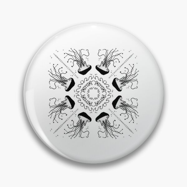 Item preview, Jellyfish Mandala designed and sold by Nathalie Aynié.