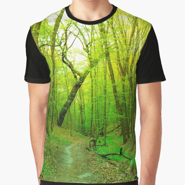 "Green Forest" Tshirt for Sale by Photopolish Redbubble woods forest graphic tshirts