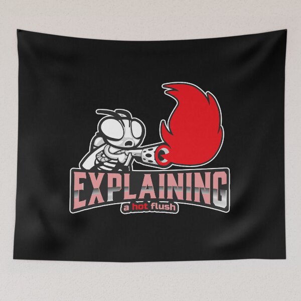 Item preview, Trying to explain a hot flush! designed and sold by TeeZoneZtore.