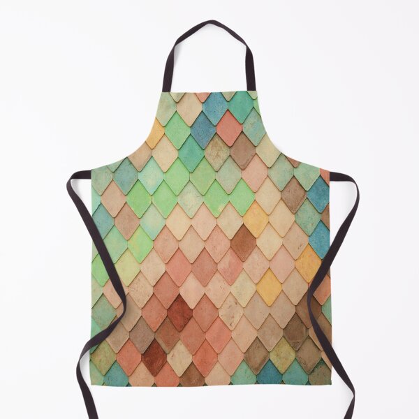 Item preview, Colorful mermaid scale pattern sepia tones designed and sold by OddPapayaStudio.