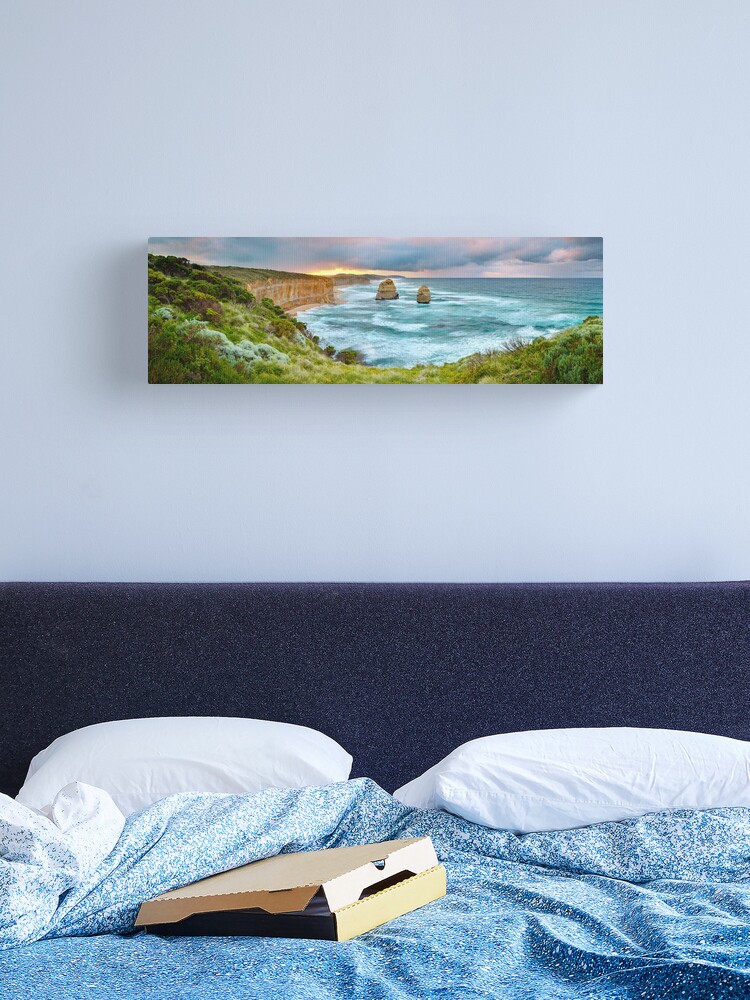 Thumbnail 1 of 3, Canvas Print, Gibsons Beach, Twelve Apostles, Great Ocean Road, Victoria, Australia designed and sold by Michael Boniwell.