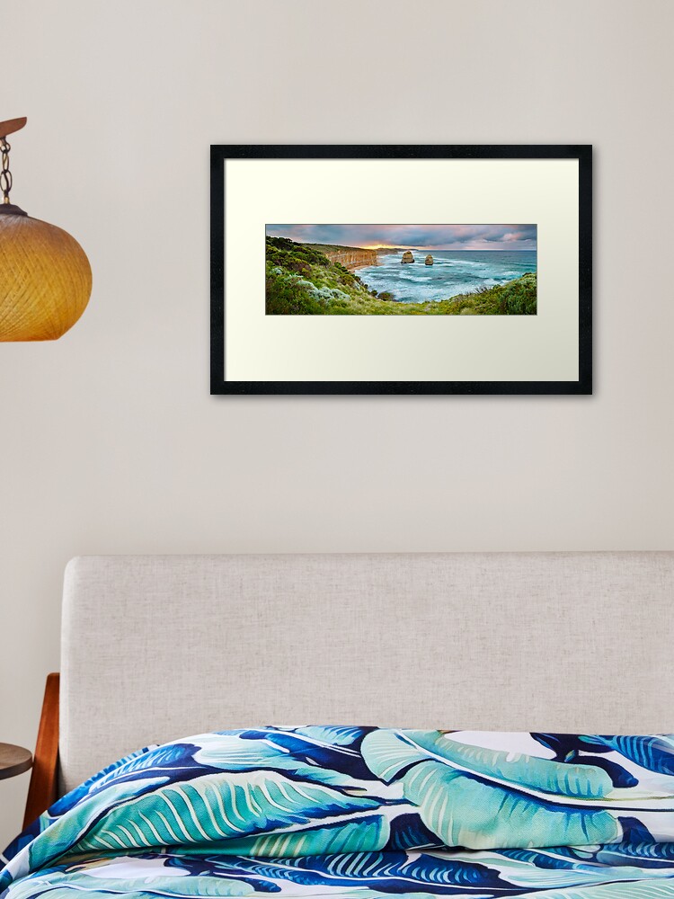 Thumbnail 1 of 7, Framed Art Print, Gibsons Beach, Twelve Apostles, Great Ocean Road, Victoria, Australia designed and sold by Michael Boniwell.