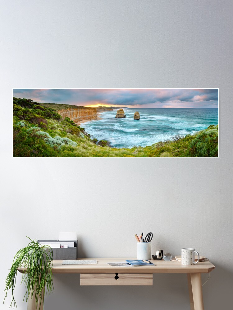 Thumbnail 1 of 3, Poster, Gibsons Beach, Twelve Apostles, Great Ocean Road, Victoria, Australia designed and sold by Chockstone.