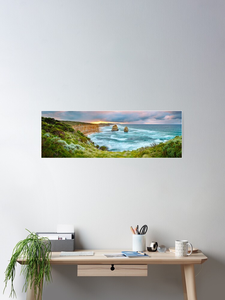 Thumbnail 1 of 3, Poster, Gibsons Beach, Twelve Apostles, Great Ocean Road, Victoria, Australia designed and sold by Michael Boniwell.