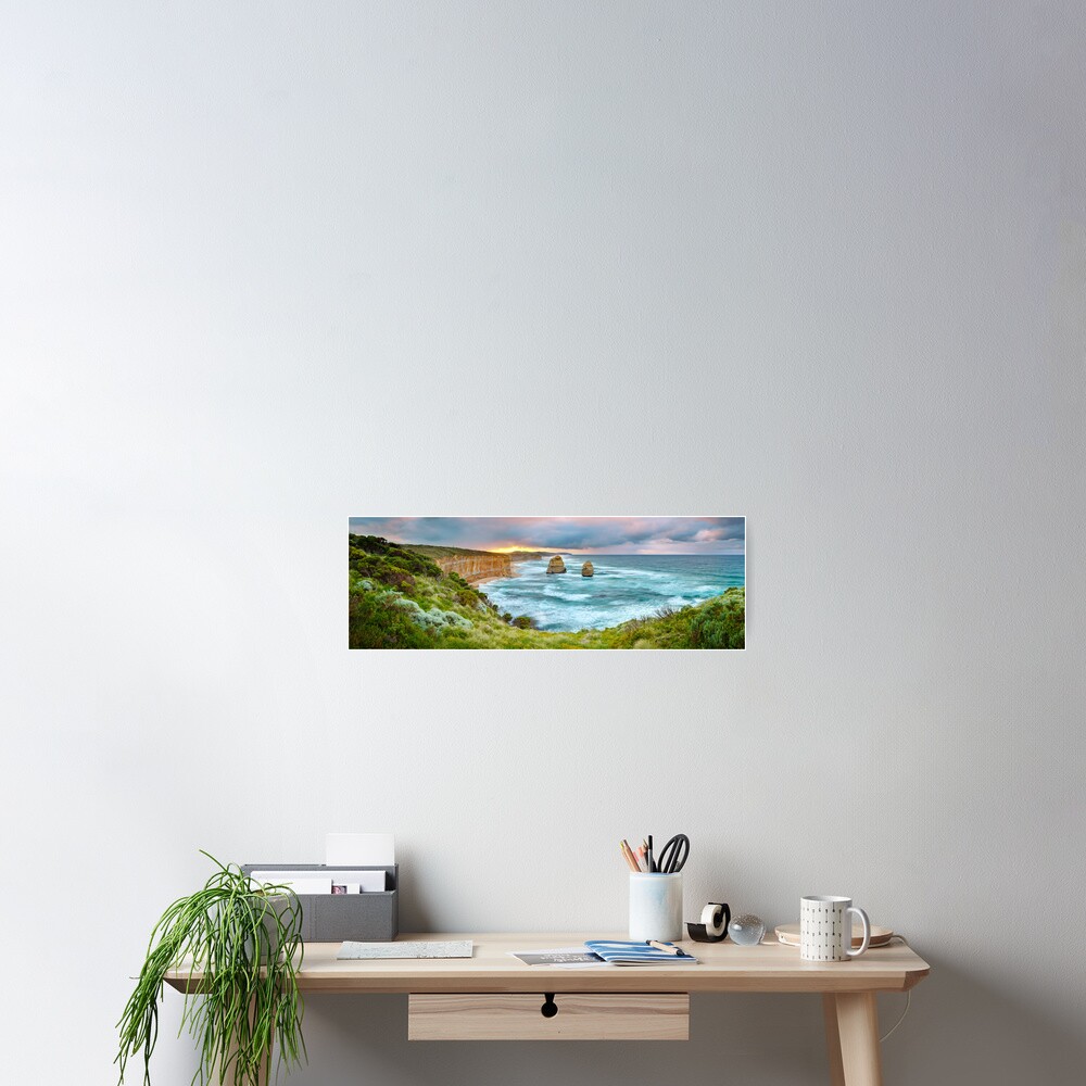 Gibsons Beach, Twelve Apostles, Great Ocean Road, Victoria, Australia Poster