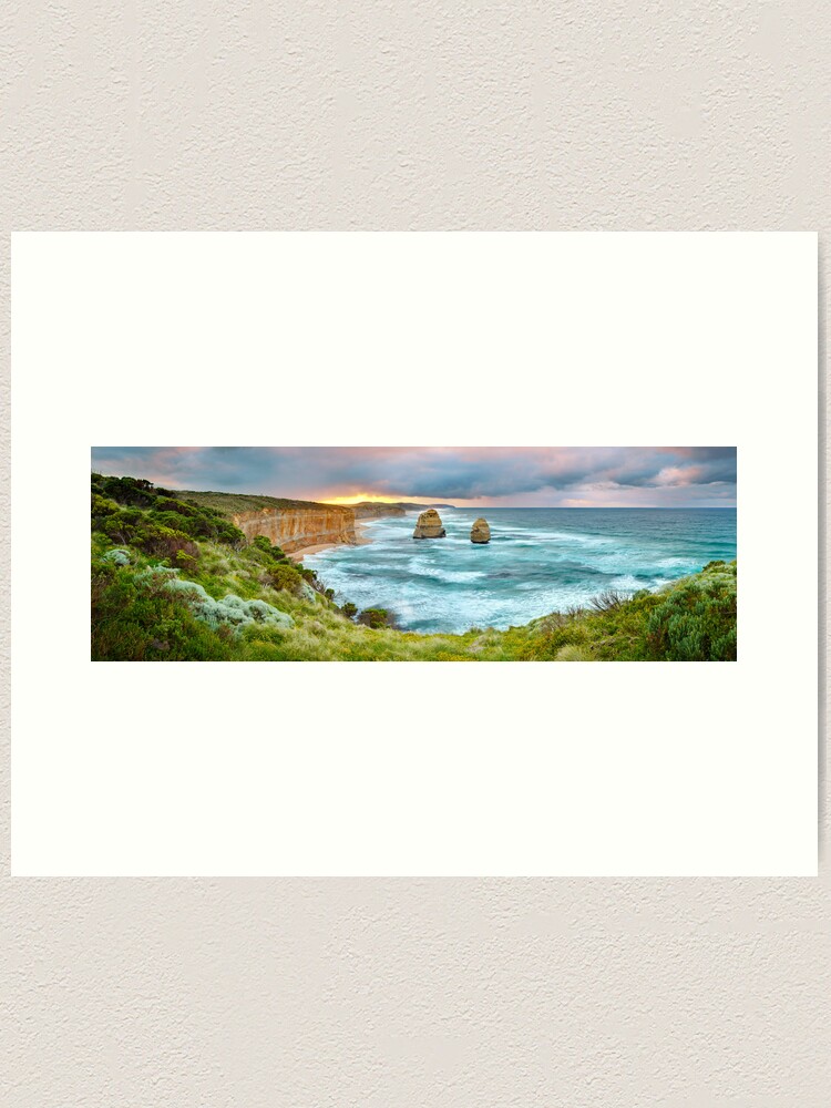 Thumbnail 2 of 3, Art Print, Gibsons Beach, Twelve Apostles, Great Ocean Road, Victoria, Australia designed and sold by Michael Boniwell.