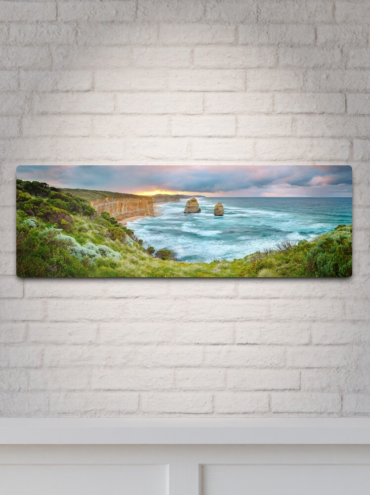 Thumbnail 2 of 4, Metal Print, Gibsons Beach, Twelve Apostles, Great Ocean Road, Victoria, Australia designed and sold by Michael Boniwell.