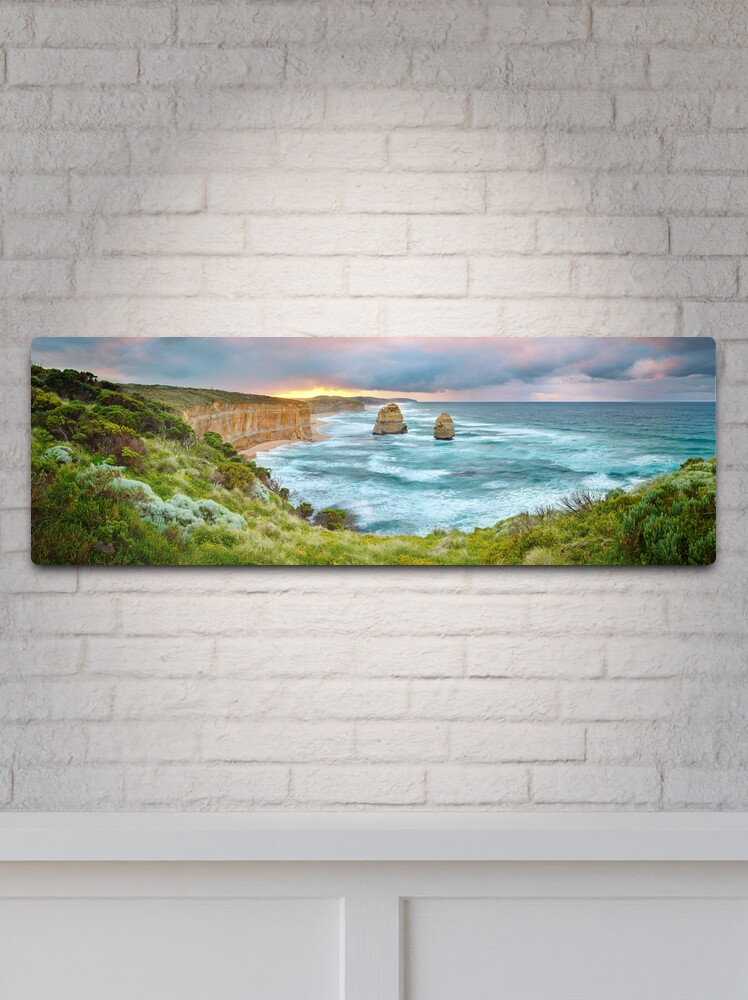 Thumbnail 2 of 4, Metal Print, Gibsons Beach, Twelve Apostles, Great Ocean Road, Victoria, Australia designed and sold by Michael Boniwell.