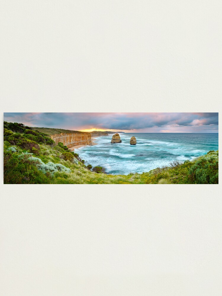Thumbnail 2 of 3, Photographic Print, Gibsons Beach, Twelve Apostles, Great Ocean Road, Victoria, Australia designed and sold by Michael Boniwell.