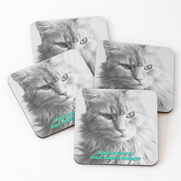 Item preview, Cat Anger issues poster designed and sold by Boxing Kangaroo Retail Company.