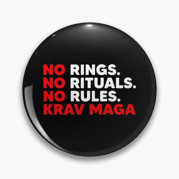 Item preview, Krav Maga gift idea No rings, rules and rituals designed and sold by Nessshirts.