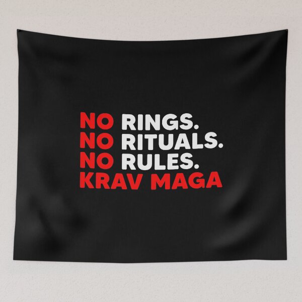 Item preview, Idea de regalo Krav Maga Sin anillos, reglas y rituales designed and sold by Nessshirts.