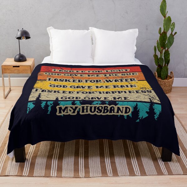 Item preview, I asked for Happiness God gave me my Husband designed and sold by mmos.