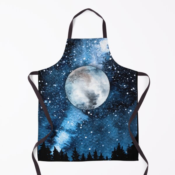 Item preview, Blue Moon in Night Time Starry Sky, Universe and Moon Cosmos designed and sold by K. Scott Teeters.