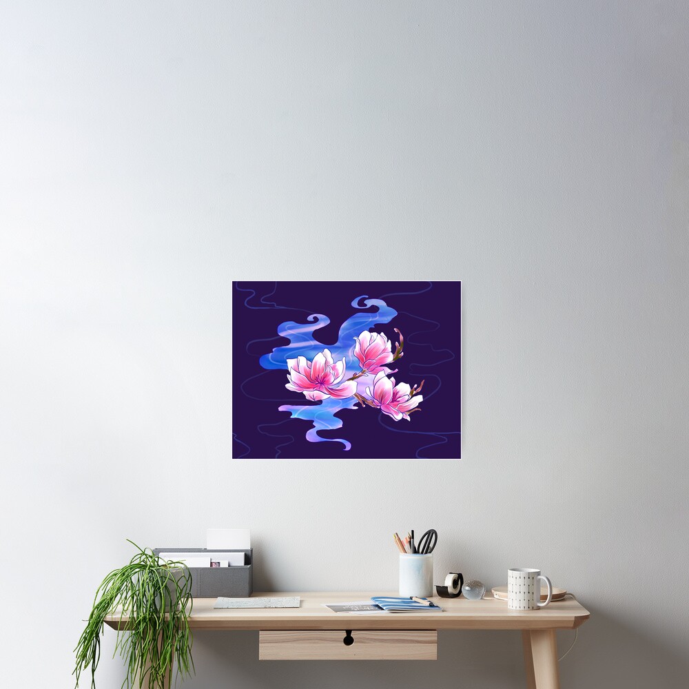 Magnolia night Poster