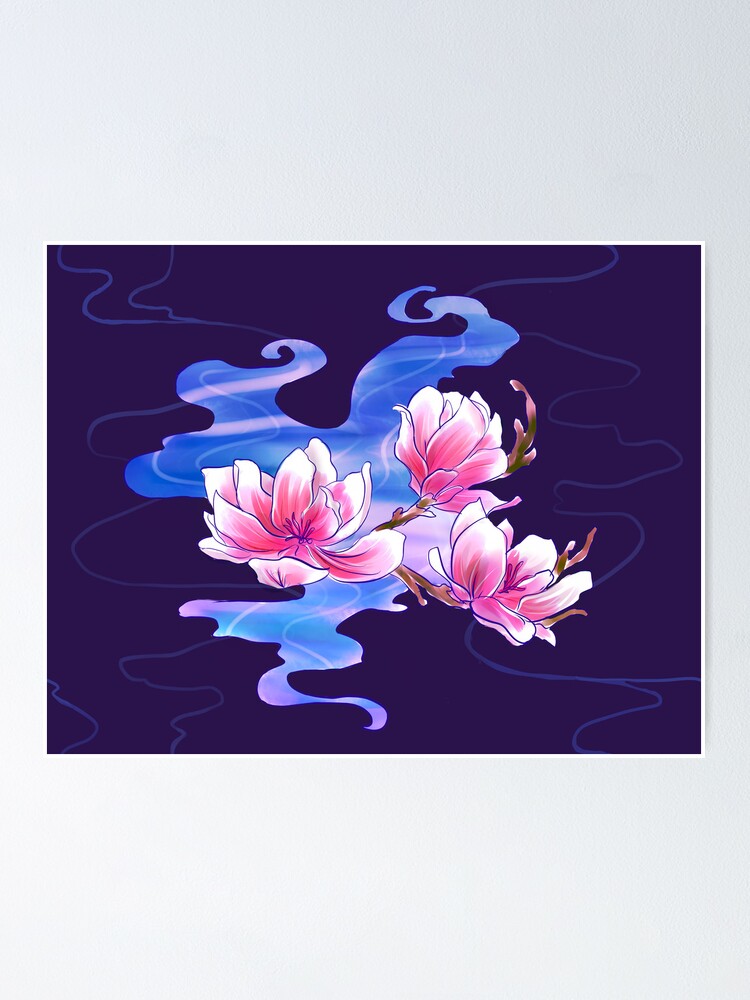 Alternate view of Magnolia night Poster
