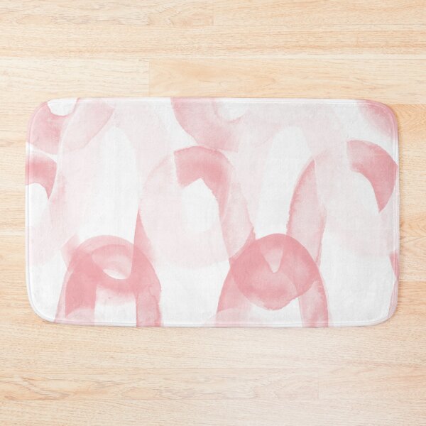 Item preview, Blush Pink Brush Stroke Waves - Abstract Watercolor Painting no.2 designed and sold by lanakat.