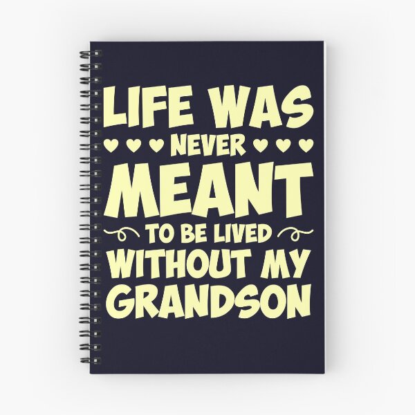 Item preview, Life was never meant without Grandson for Grandpa Grandma  designed and sold by mmos.