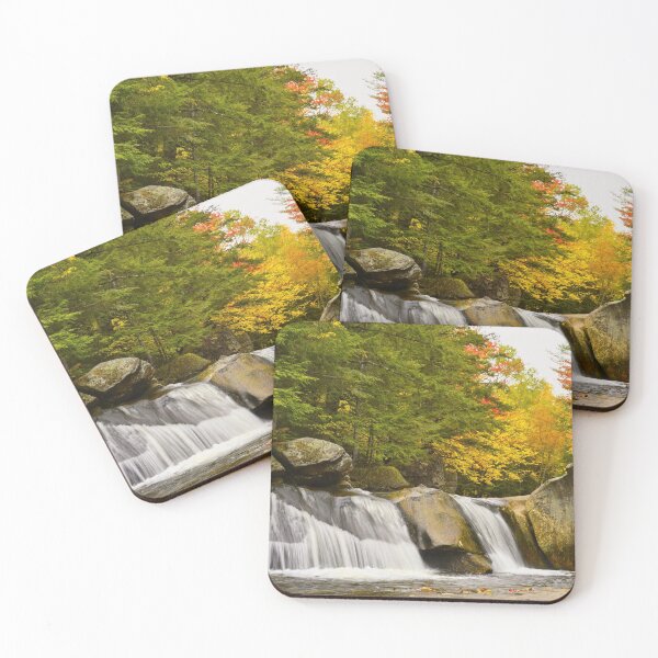 Item preview, A Peaceful Maine Waterfall in Autumn near Newry designed and sold by EdwardMonet.