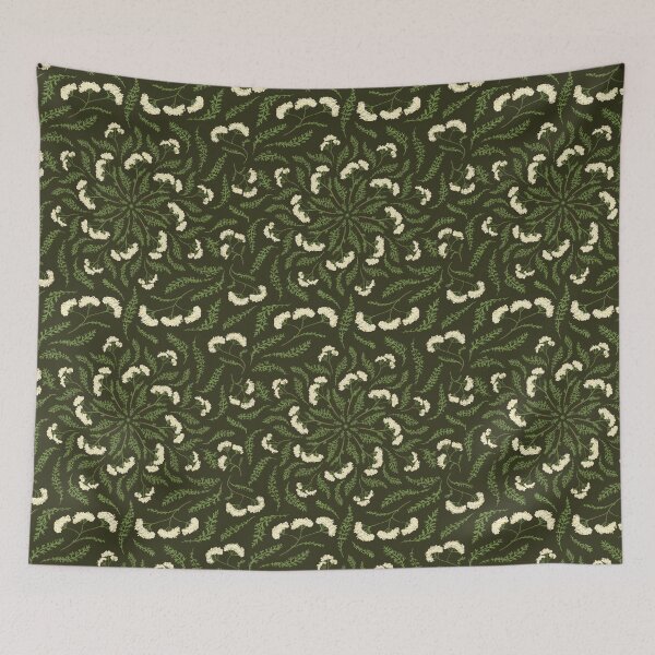 Item preview, Achillea millefolium, Yarrow, Repeating pattern designed and sold by Howlites.