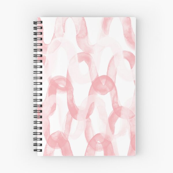 Item preview, Blush Pink Brush Stroke Waves - Abstract Watercolor Painting no.2 designed and sold by lanakat.