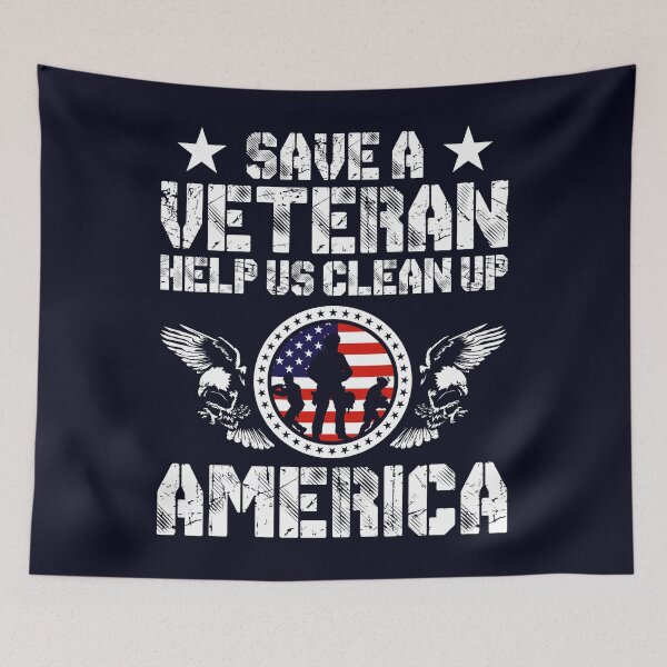 Item preview, Veteran help us clean up America designed and sold by mmos.