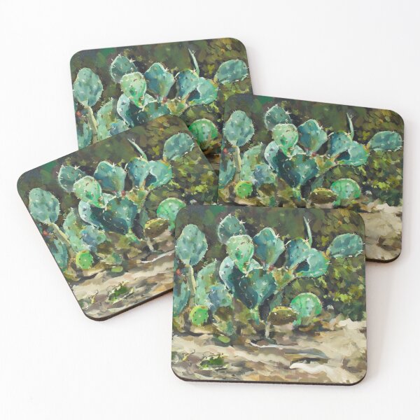 Item preview, Cactus Plein Air Oil Painting designed and sold by YGA Studio.