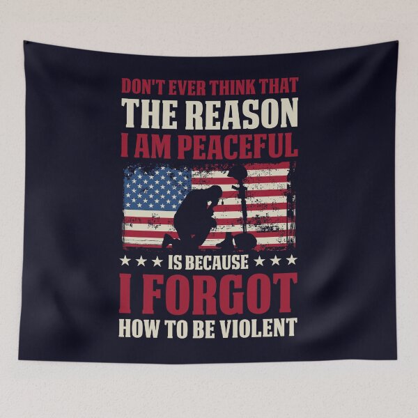 Item preview, Veteran forgot to be violent  designed and sold by mmos.