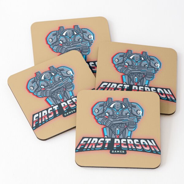First Person Gamer Coasters (Set of 4)