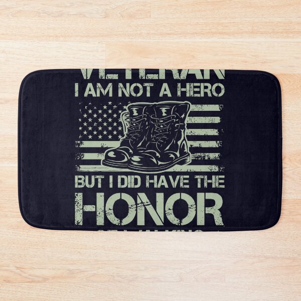 Item preview, Veteran I'm not a Hero have the Honor beside a few designed and sold by mmos.