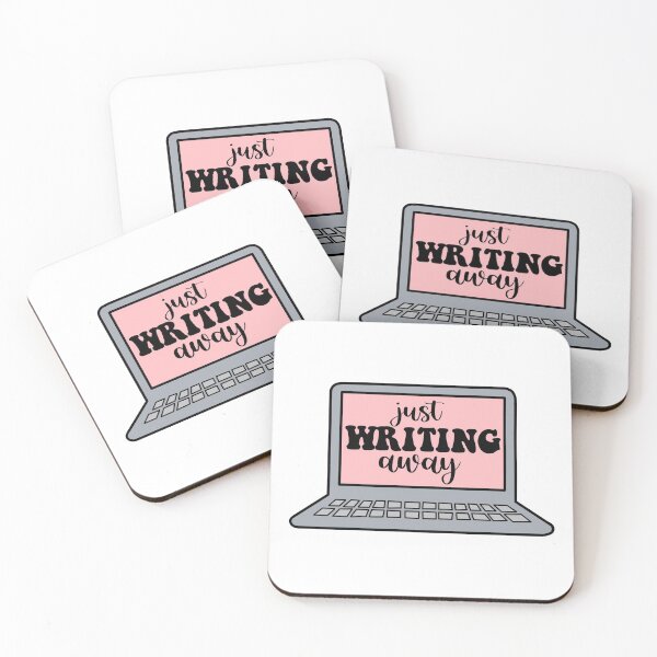 Item preview, Just Writing Away Pink Aesthetic Laptop designed and sold by CaitlinCerys.