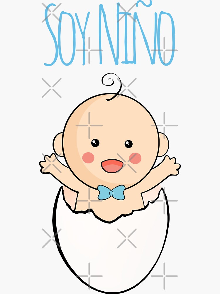 Imagen 3 de 3, Pegatina con la obra Soy Niño, diseñada y vendida por Giuraf.