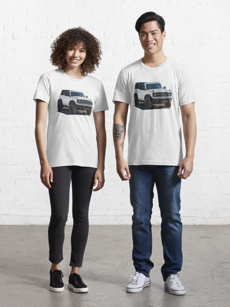 2021 Oxford White Ford Bronco 2 Door - New Ford Bronco - T-Shirt