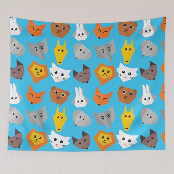 Item preview, Cute Origami Animals Pattern- Origami Day Gift designed and sold by TamGustam.