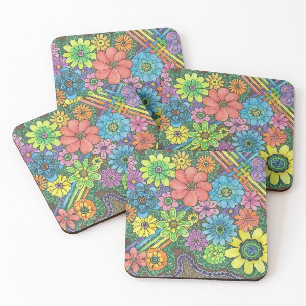 Item preview, Doodle Flowers designed and sold by loveandtheart.