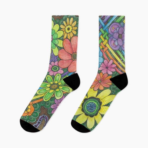 Item preview, Doodle Flowers designed and sold by loveandtheart.
