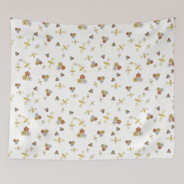 Item preview, Bees in flight designed and sold by Meg M Studio.