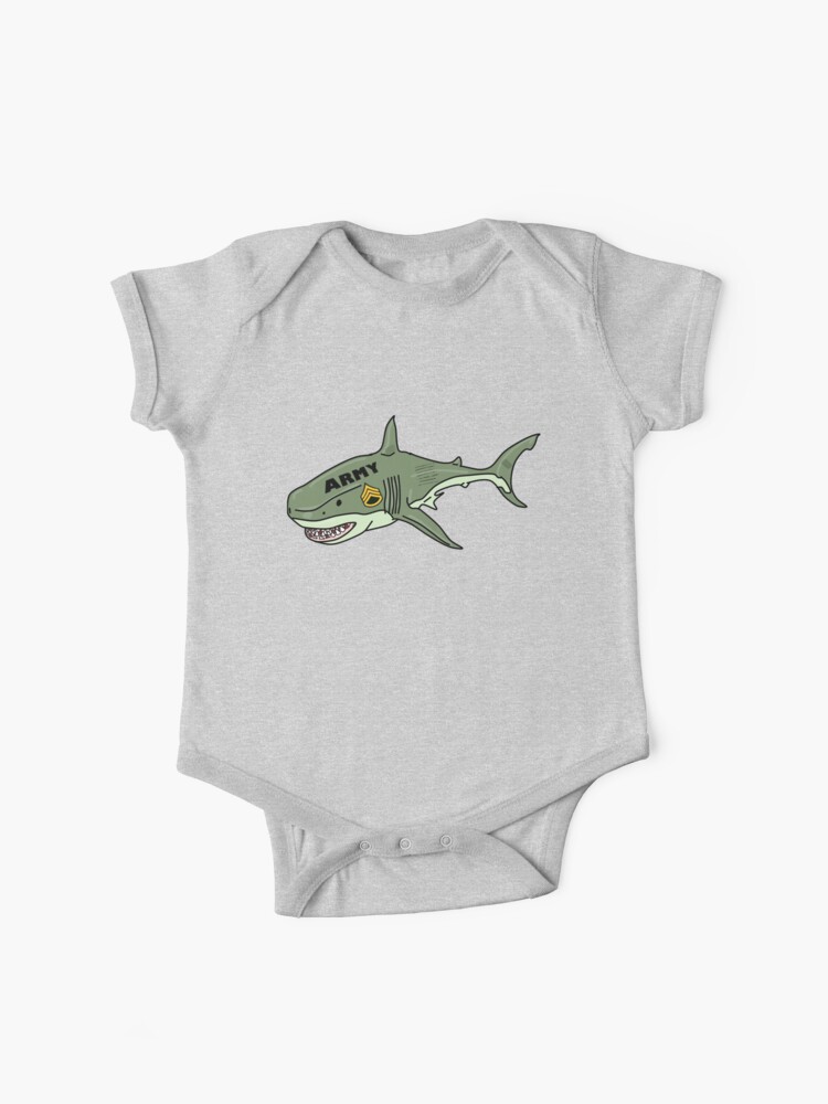 Us Army Shark Team Ssg Baby One Piece By Johneroessler Redbubble