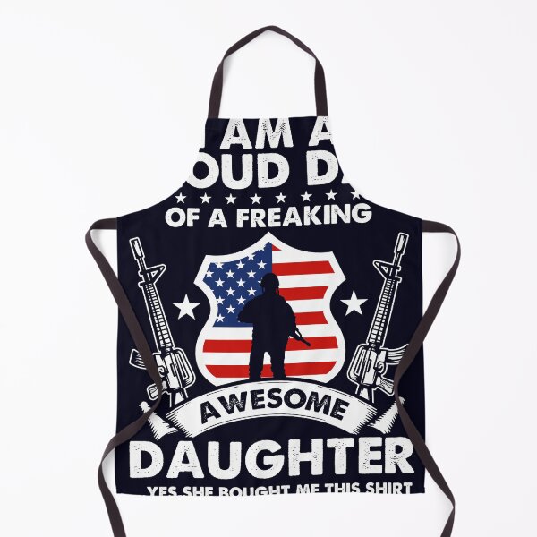 Item preview, Veteran proud dad of freaking Awesome Daughter designed and sold by mmos.