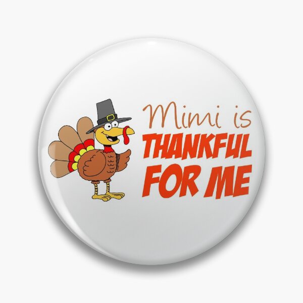 Item preview, Mimi Is Thankful For Me Thanksgiving Turkey Cartoon designed and sold by jaycartoonist.