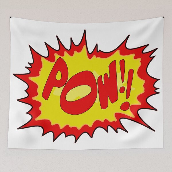 Aperçu de l'œuvre Superhero Pow !! Bruits et sons comiques créée et vendue par Leeloks.