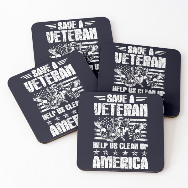Item preview, Save a Veteran help us clean up America  designed and sold by mmos.