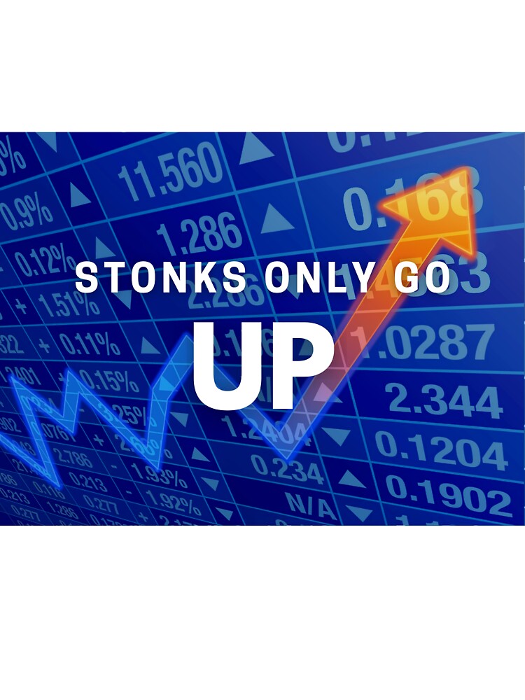 Stonks Only Go Up Baby One Piece By Snowflake1929 Redbubble