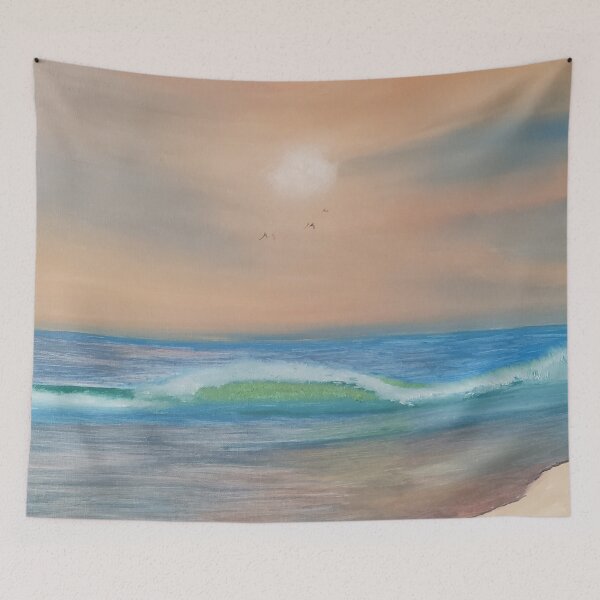 Item preview, Sea Breeze oil painting by Tabitha Kremesec designed and sold by Tabitha Kremesec.