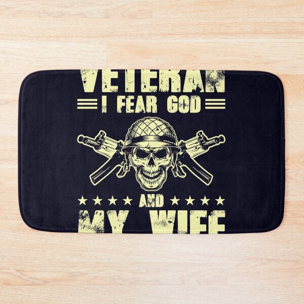 Item preview, I fear God and Wife you're neither Veteran designed and sold by mmos.
