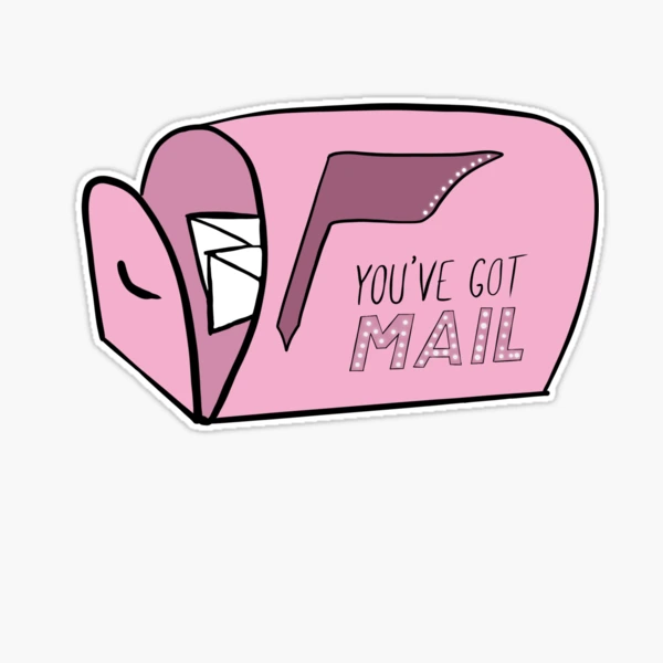 You've Got Mail Valentine's Pink Letterbox Royalty Free SVG